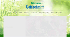 Desktop Screenshot of gaertnerei-goldschmitt.de