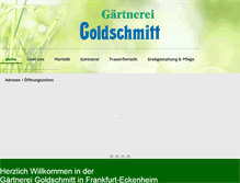 Tablet Screenshot of gaertnerei-goldschmitt.de